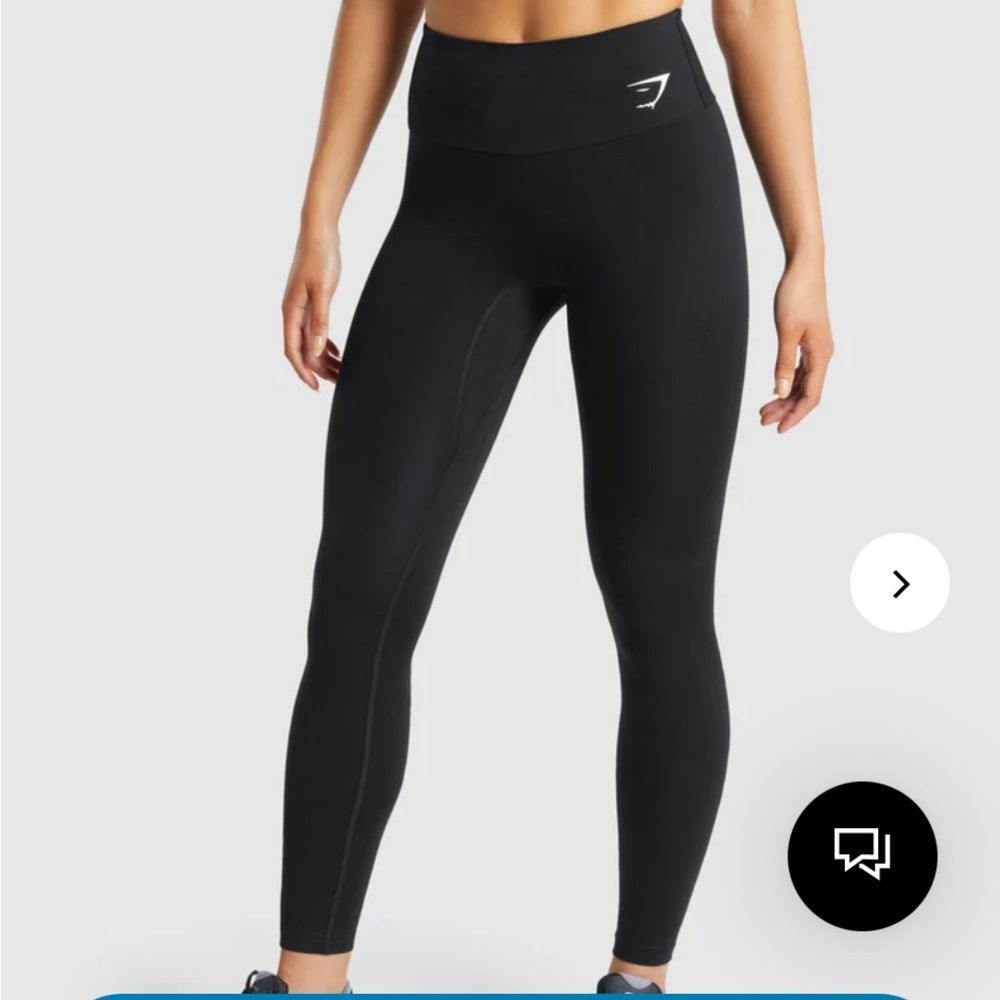 Gymshark Black High-Rise Seamless Leggings